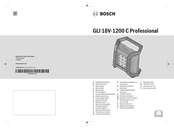 Bosch GLI 18V-1200 C Professional Notice Originale