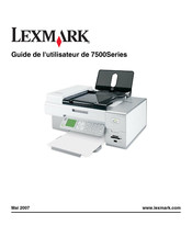 Lexmark 7500 Série Mode D'emploi