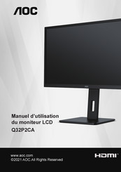 AOC Q32P2CA Manuel D'utilisation