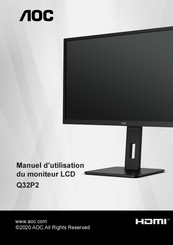 AOC Q32P2 Manuel D'utilisation