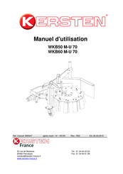 Kersten WKB 50 M-U 70 Manuel D'utilisation