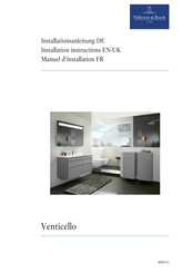 Villeroy & Boch Venticello Vanity A9290ZE8 Manuel D'installation