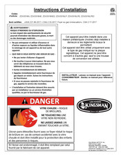 Kingsman ZDV3318NE2 Instructions D'installation