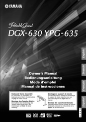 Yamaha Portable Grand YPG-635 Mode D'emploi