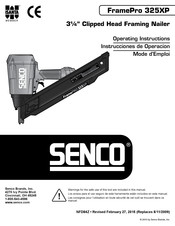 Senco FramePro 325XP Mode D'emploi