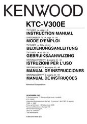 Kenwood KTC-V300E Mode D'emploi