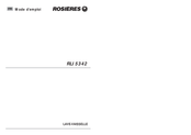 ROSIERES RLI 5342 Mode D'emploi