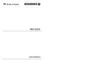 ROSIERES RLF 5353 Mode D'emploi