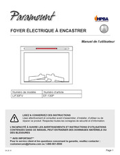 Paramount EF-130P Manuel De L'utilisateur