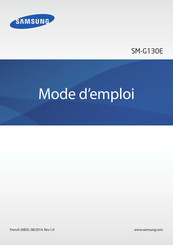Samsung SM-G130E Mode D'emploi