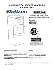 Dettson AMP098SD Guide D'installation Et Manuel Du Propriétaire