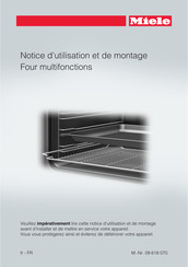 Miele H2363BP Notice D'utilisation Et De Montage