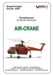 vario helicopter Air-Crane Mode D'emploi