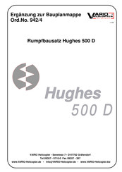 vario helicopter Hughes 500 D Instructions De Montage