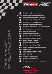 Carrera RC Red Bull RC1 Instructions De Montage Et D'utilisation