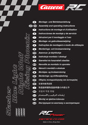 Carrera RC Blue Light Instructions De Montage Et D'utilisation