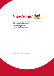 ViewSonic PA505W Guide De L'utilisateur