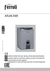 Ferroli ATLAS EVO 32 Instructions D'utilisation, D'installation Et D'entretien