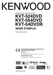 Kenwood KVT-54DVDR Mode D'emploi