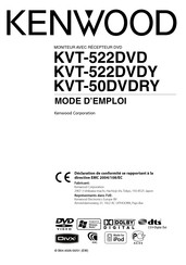 Kenwood KVT-522DVD Mode D'emploi
