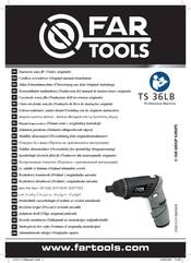 Far Tools TS 36LB Notice Originale