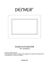Denver PFF-1010WHITE Guide D'utilisation