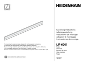 HEIDENHAIN LIP 6001 Instructions De Montage
