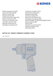 Berner Premium Compact 2000 Notice D'utilisation