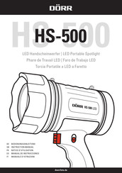 Dörr HS-500 Notice D'utilisation