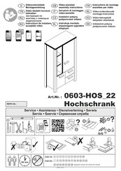 Mäusbacher 0603-HOS 22 Instructions De Montage