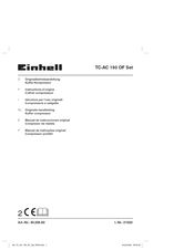 EINHELL TC-AC 190 OF Set SPK2 Instructions D'origine
