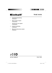 EINHELL TH-AC 190 Kit Mode D'emploi D'origine