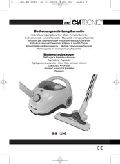 Clatronic BS 1230 Mode D'emploi & Garantie