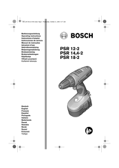 Bosch PSR 12-2 Instructions D'emploi