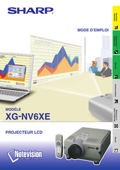 Sharp Notevision XG-NV6XE Mode D'emploi