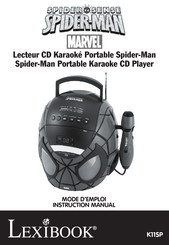 LEXIBOOK MARVEL SPIDER -MAN SPIDER SENSE Mode D'emploi