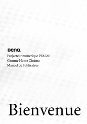 BenQ Home Cinéma PE8720 Manuel De L'utilisateur