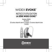 Widex ERB2D Notice D'utilisation