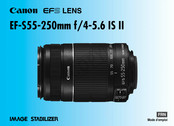 Canon EF-S55-250mm F/4-5,6 IS II Mode D'emploi