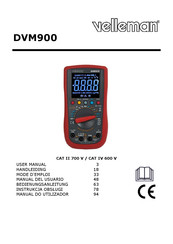 Velleman DVM900 Mode D'emploi