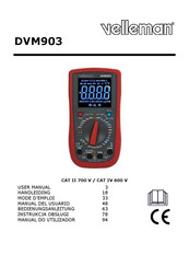Velleman DVM903 Mode D'emploi