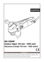 Gamma HS-115HP Mode D'emploi Origine