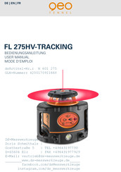geo-FENNEL FL 275HV-TRACKING Mode D'emploi