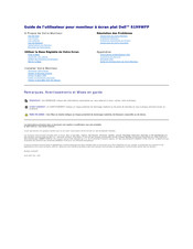 Dell S199WFP Guide De L'utilisateur