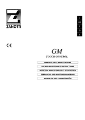 Zanotti GM340 Notice De Mode D'emploi Et D'entretien
