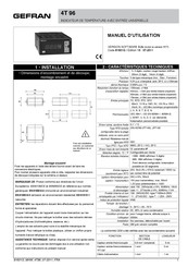 gefran 4T 96 Manuel D'utilisation