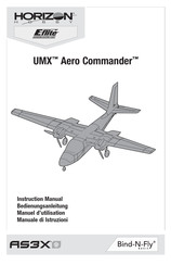 Horizon Hobby E-flite UMX Aero Commander Manuel D'utilisation