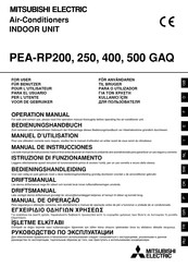 Mitsubishi Electric PEA-RP400GAQ Manuel D'utilisation