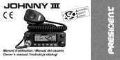 PRESIDENT JOHNNY III ASC Manuel D'utilisation