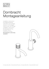 Dornbracht 17 500 660-FF Instructions De Montage